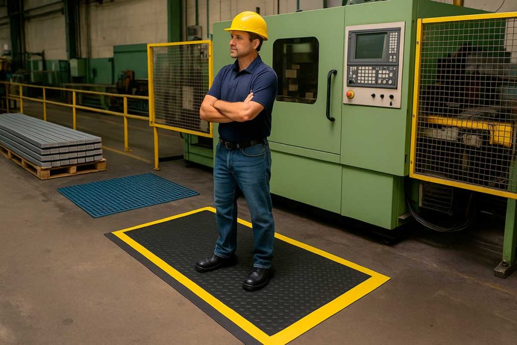 Factores clave para seleccionar el tapete industrial ideal según tu negocio.